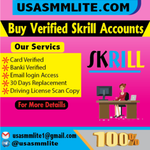 Buy Verified Skrill Accounts